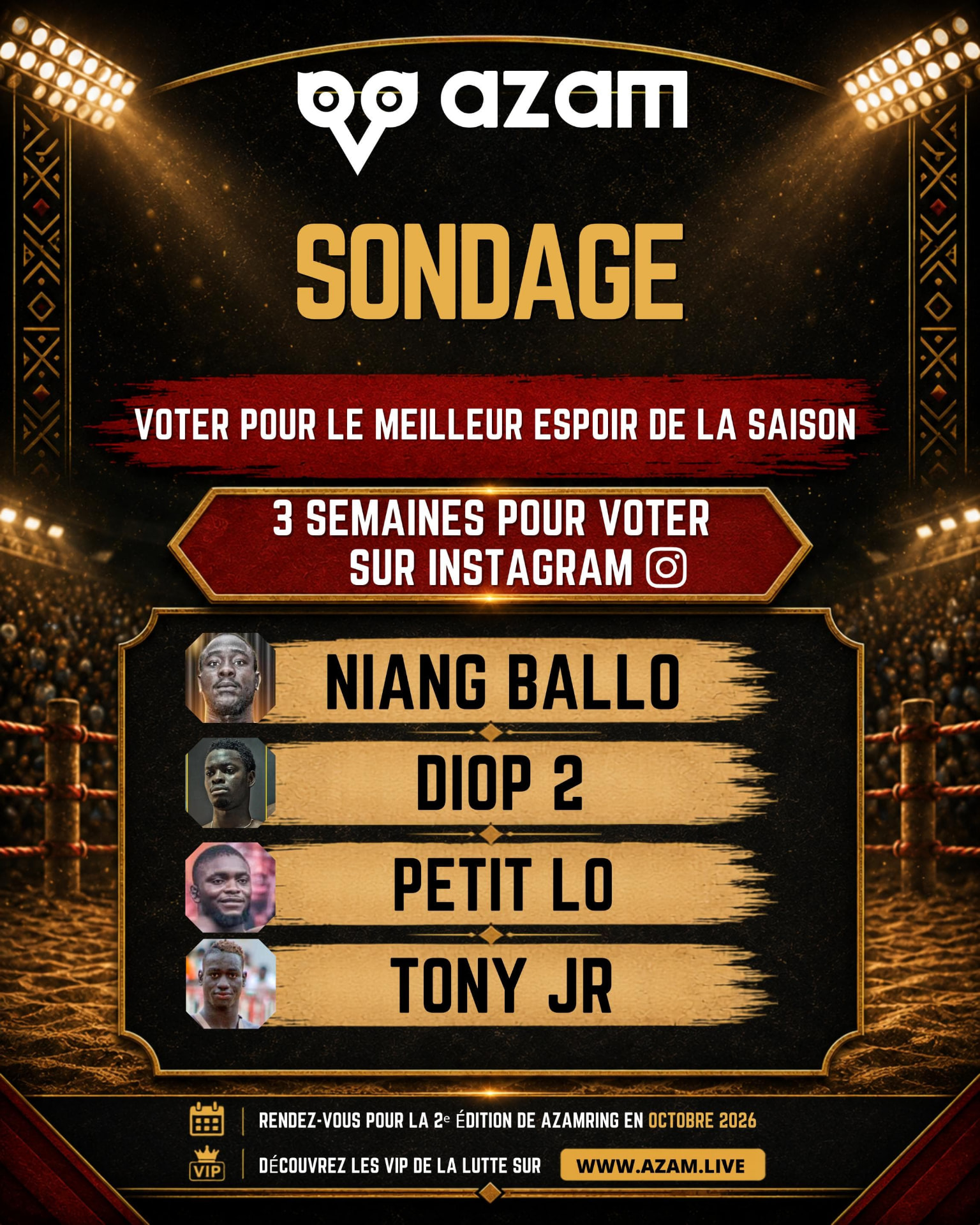 Affiche du sondage : Meilleur espoir de la saison